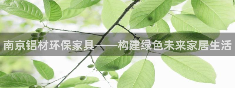 沐鸣2平台怎么注册：南京铝材环保家具——构建绿色未来家居生活