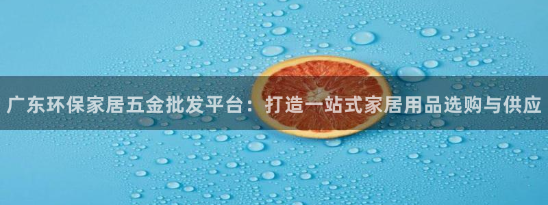 沐鸣2官网游戏：广东环保家居五金批发平台：打造一站式家居用品
